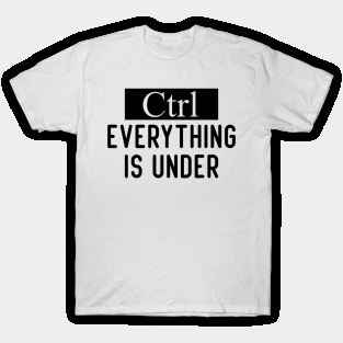 Everything is under control Ctrl T-Shirt